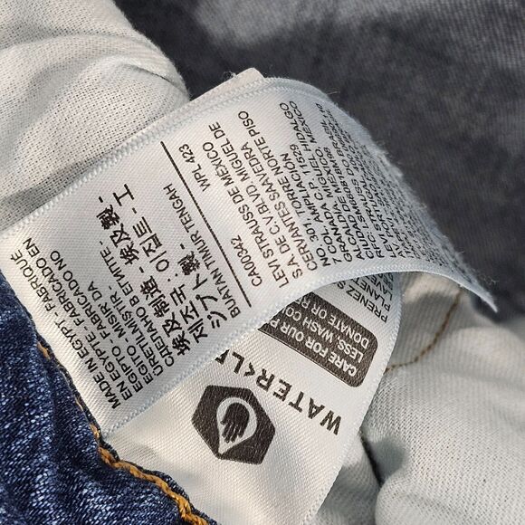 Levis 527 Jeans Mens 36x32 Blue Mid Rise Boot Cut Cowboy Denim - Picture 7 of 10